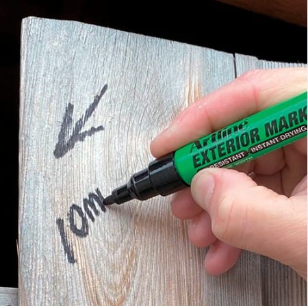 ปากกาเคมีงานภายนอก ARTLINE EXTERIOR MARKER 1.5 มม. สีดำ_2